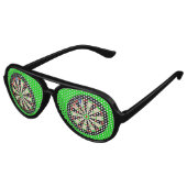 Lunettes De Fête Aviateur Dartboard fléchettes Joueur Fun Party (Angle)