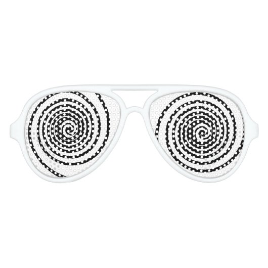 Lunettes De Fête Aviateur Dizzy Hypnotic (Ajoutez La Couleur De Votre Arrièr (Devant)
