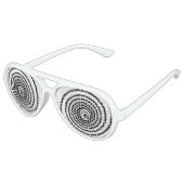 Lunettes De Fête Aviateur Dizzy Hypnotic (Ajoutez La Couleur De Votre Arrièr (Angle)