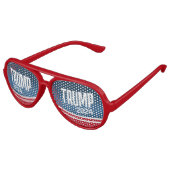 Lunettes De Fête Aviateur Donald Trump à la présidence 2024 (Angle)