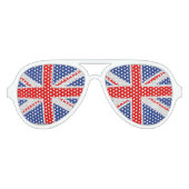 Lunettes De Fête Aviateur Drapeau (Devant)