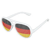 Lunettes De Fête Aviateur Drapeau allemand | Allemagne fierté (Angle)
