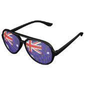 Lunettes De Fête Aviateur Drapeau australien | Jour Australie (Angle)