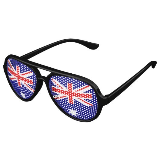Lunettes De Fête Aviateur Drapeau australien patriotique (Angle)