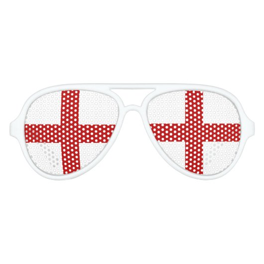 Lunettes De Fête Aviateur Drapeau d'Angleterre (Devant)