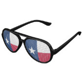Lunettes De Fête Aviateur Drapeau de l'État du Texas (Angle)