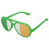 Lunettes De Fête Aviateur Drapeau irlandais ROI Irlande (Angle)