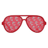 Lunettes De Fête Aviateur Embrasse Mon As, (Devant)