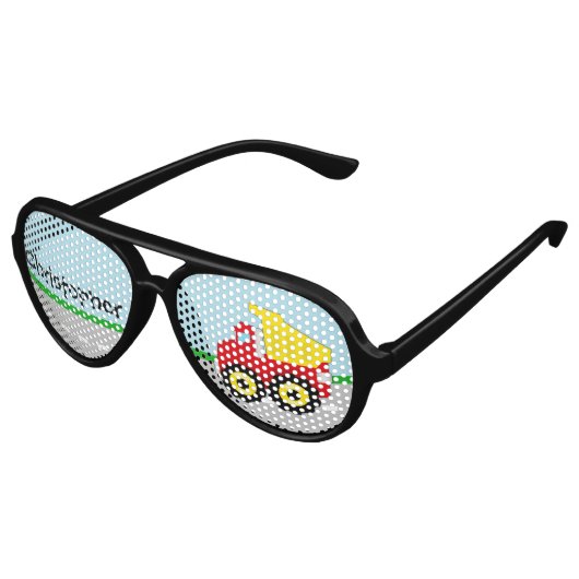 Lunettes De Fête Aviateur Enfants garçons Construction camion (Angle)