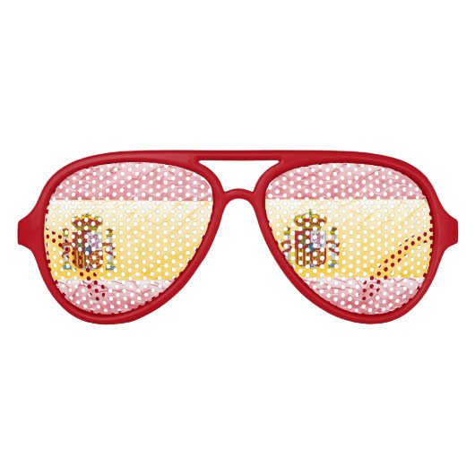 Lunettes De Fête Aviateur Espagne (Devant)
