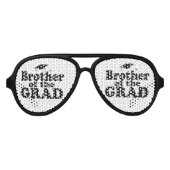 Lunettes De Fête Aviateur Famille de diplômés - Frère de la Grad (Devant)