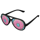 Lunettes De Fête Aviateur FD Donut Party Shades (Angle)