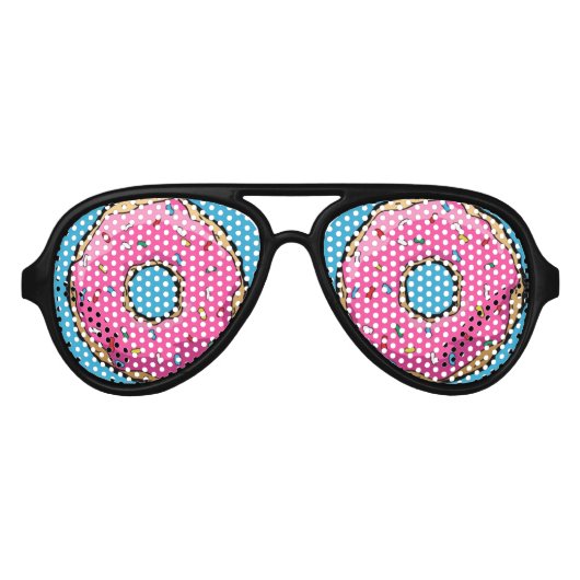 Lunettes De Fête Aviateur FD Donut Party Shades (Devant)