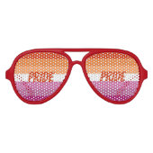 Lunettes De Fête Aviateur Fête de la fierté lesbienne (Devant)