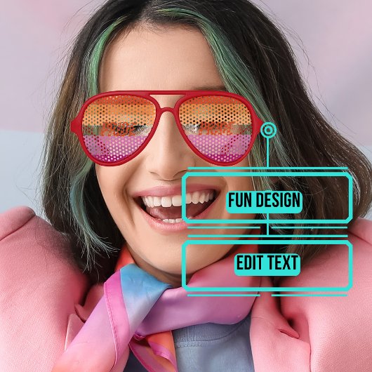 Lunettes De Fête Aviateur Fête de la fierté lesbienne