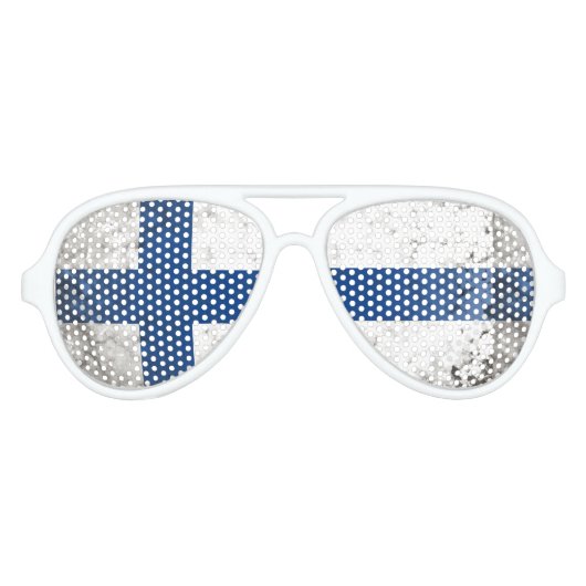 Lunettes De Fête Aviateur Finlande (Devant)