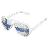 Lunettes De Fête Aviateur Finlande (Angle)