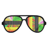 Lunettes De Fête Aviateur Flash (Devant)