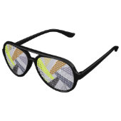 Lunettes De Fête Aviateur Forme géométrique Abstraite 8 (Angle)