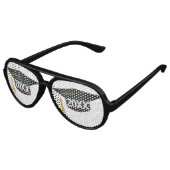 Lunettes De Fête Aviateur Grad Casquette (Angle)