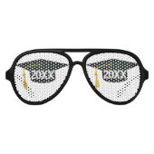 Lunettes De Fête Aviateur Grad Casquette (Devant)