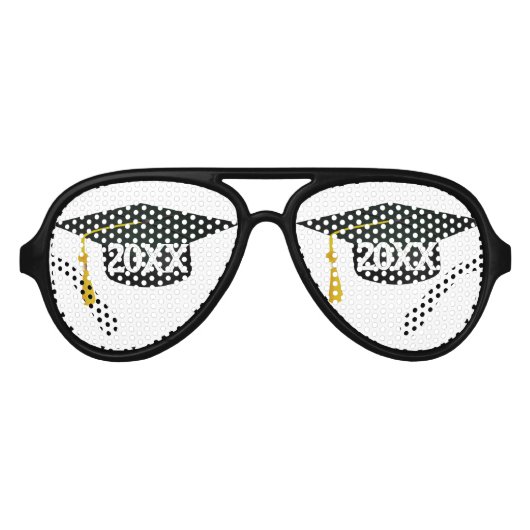 Lunettes De Fête Aviateur Grad Casquette (Devant)