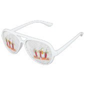 Lunettes De Fête Aviateur Hola amigo (Angle)
