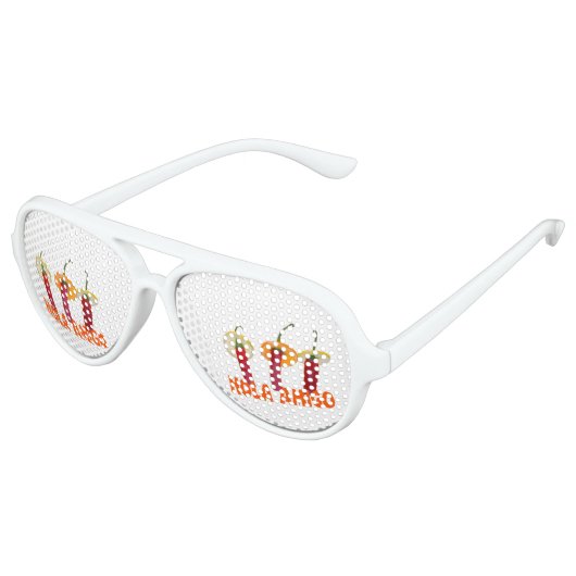 Lunettes De Fête Aviateur Hola amigo (Angle)