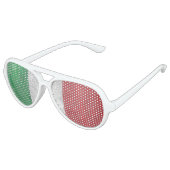 Lunettes De Fête Aviateur Italie (Angle)