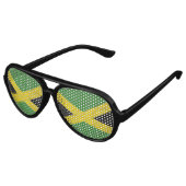 Lunettes De Fête Aviateur Jamaïque (Angle)