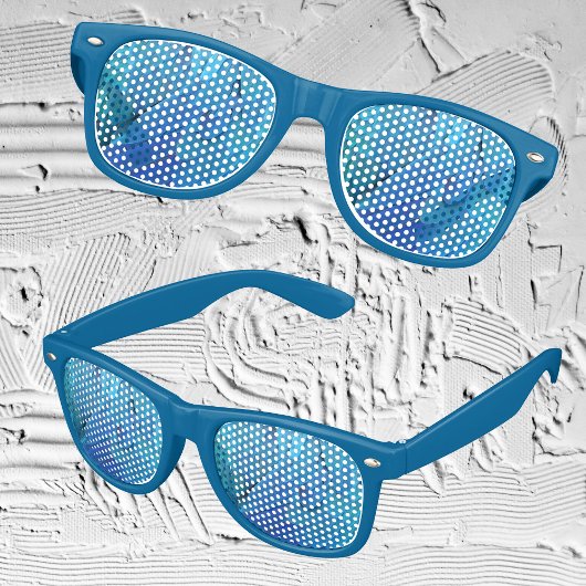 Lunettes De Fête Aviateur Je suis bleu - Plumes Macaw