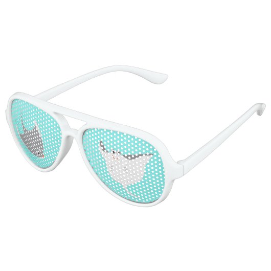 Lunettes De Fête Aviateur Joyeux Stingrays (Angle)