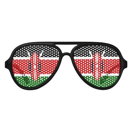Lunettes De Fête Aviateur Kenya (Devant)