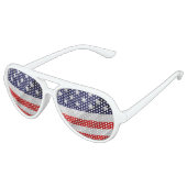 Lunettes De Fête Aviateur Le drapeau des États-Unis d'Amérique (Angle)