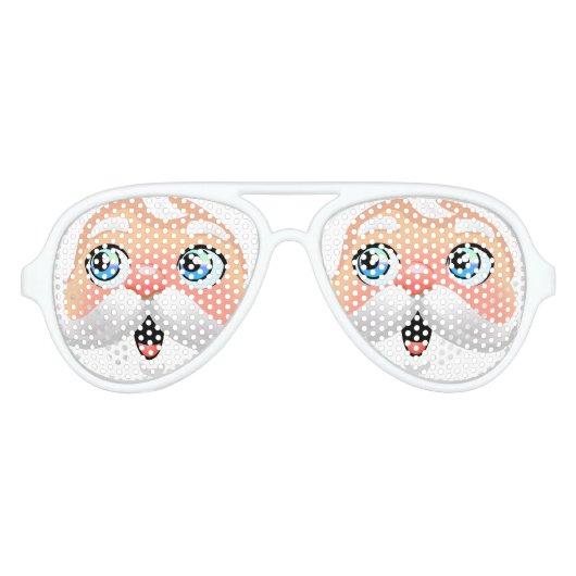 Lunettes De Fête Aviateur Le mignon Père Noël (Devant)