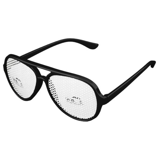 Lunettes De Fête Aviateur machine rétro (Angle)