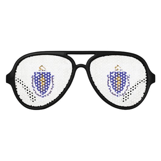 Lunettes De Fête Aviateur Massachusetts (Devant)