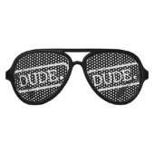 Lunettes De Fête Aviateur "Mec" (Devant)