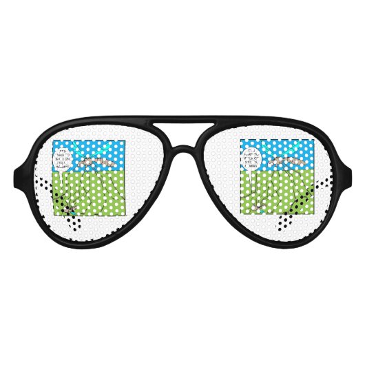 Lunettes De Fête Aviateur Moustique (Devant)