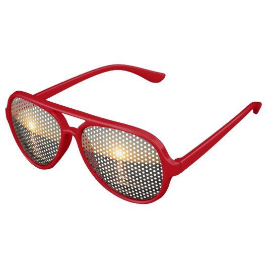 Lunettes De Fête Aviateur Naklua Beach Sunset .. Pattaya, Chonburi, Thaïland (Angle)