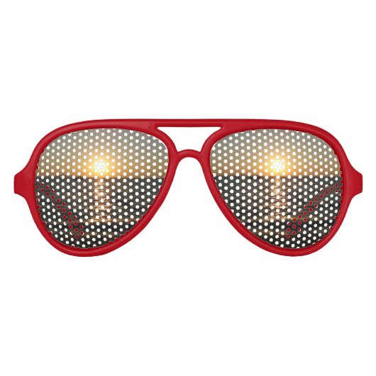 Lunettes De Fête Aviateur Naklua Beach Sunset .. Pattaya, Chonburi, Thaïland (Devant)