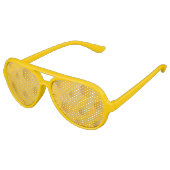 Lunettes De Fête Aviateur Nouveauté fromage jaune design teintes fête (Angle)