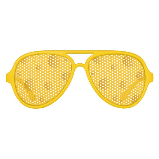Lunettes De Fête Aviateur Nouveauté fromage jaune design teintes fête (Devant)