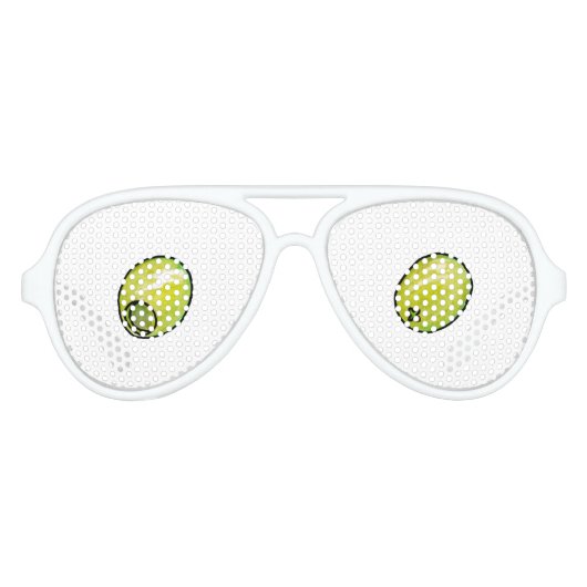 Lunettes De Fête Aviateur Olive (Devant)