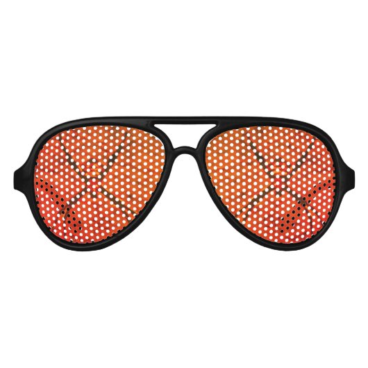 Lunettes De Fête Aviateur Orb Weaver Orange, (Devant)