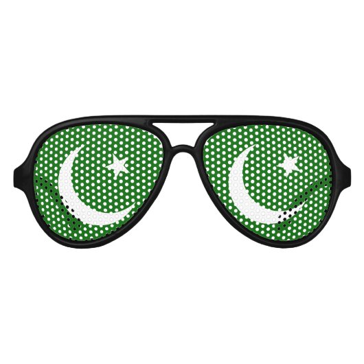 Lunettes De Fête Aviateur Pakistan (Devant)