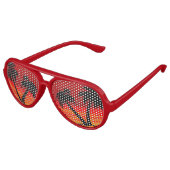 Lunettes De Fête Aviateur Plage Palmiers Soleil Blade (Angle)