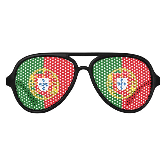 Lunettes De Fête Aviateur Portugal (Devant)