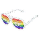 LUNETTES DE FÊTE AVIATEUR PRIME LGBTQAI (Angle)