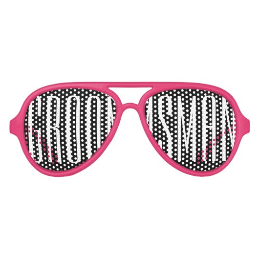 Lunettes De Fête Aviateur Shades du Swag Party de Groomsman (Devant)